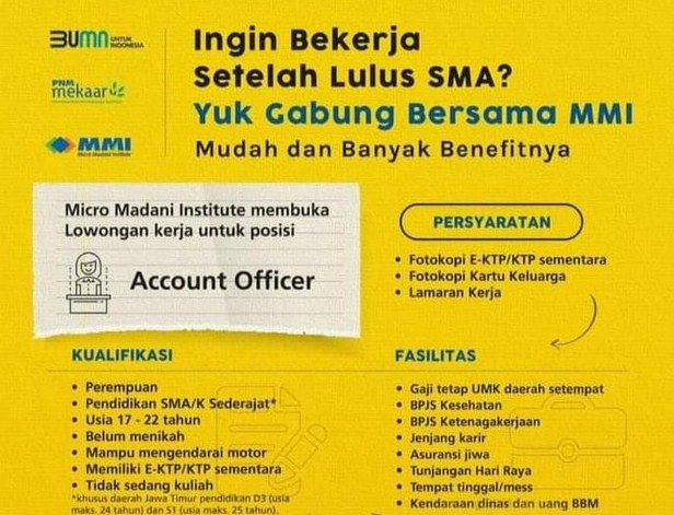 Lowongan PNM Mekaar