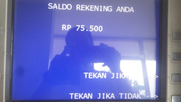 Saldo ATM BRI Dibawah 100 rb