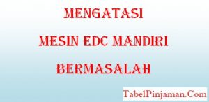 Restart EDC Mandiri