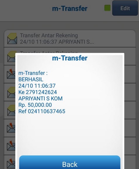 Bukti Transfer BCA