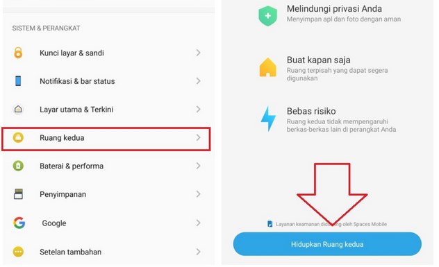 Ruang Kedua HP